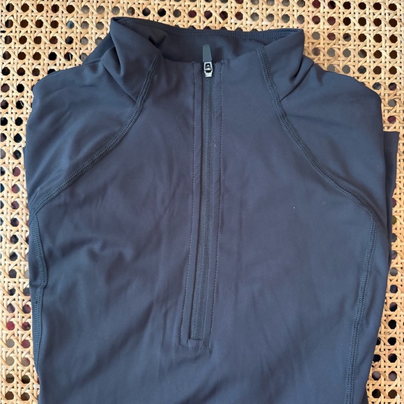Adanola Ultimate Long Sleeve Quarter Zip Top - Graphite Grey - M - Picture 6 of 7